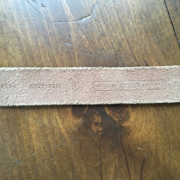 Fossil Vintage Leather Jeweled Brown Belt - Size L